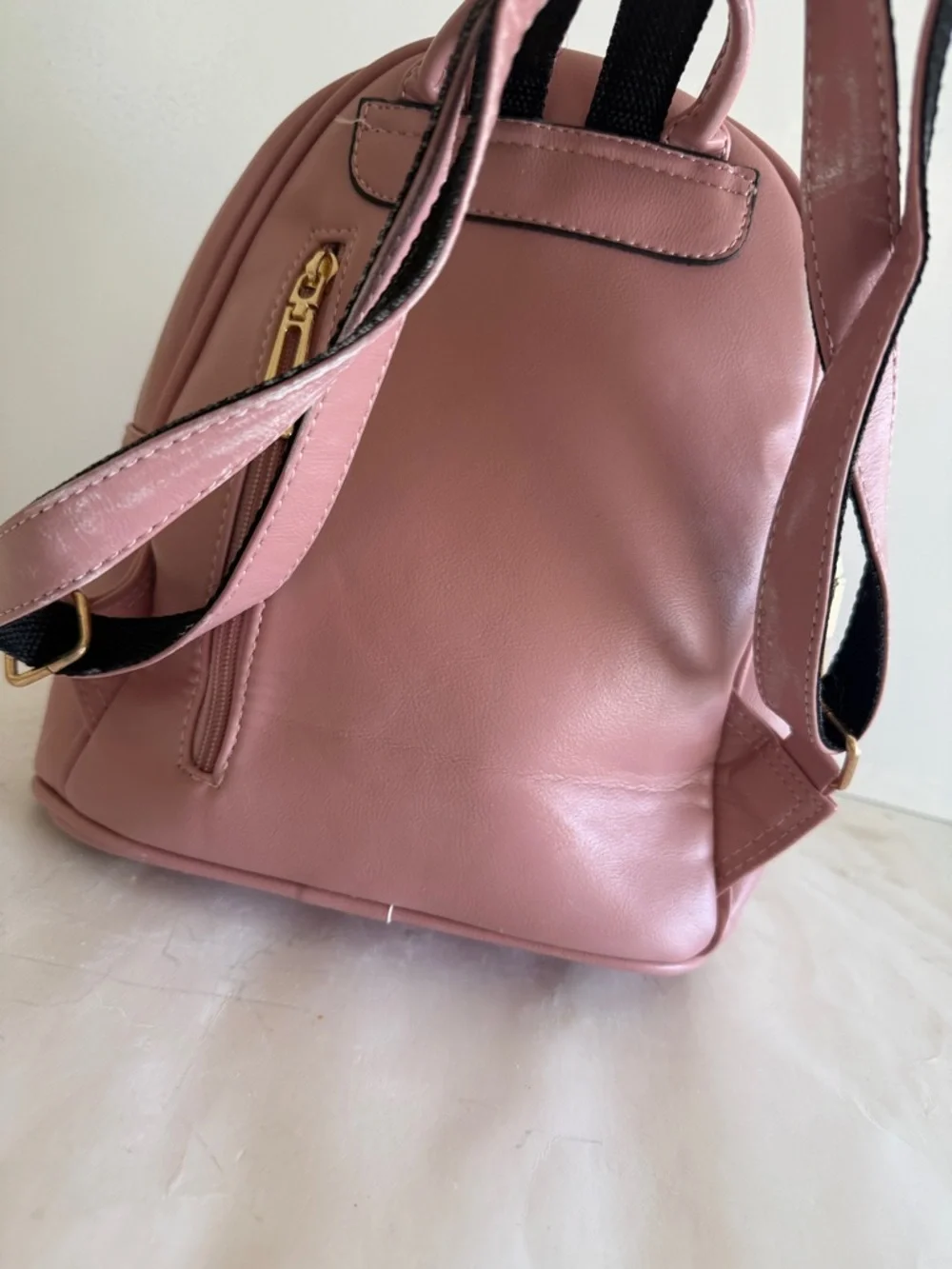 Rose gold back pack sparkle shimmer kitten bling ballerina pink